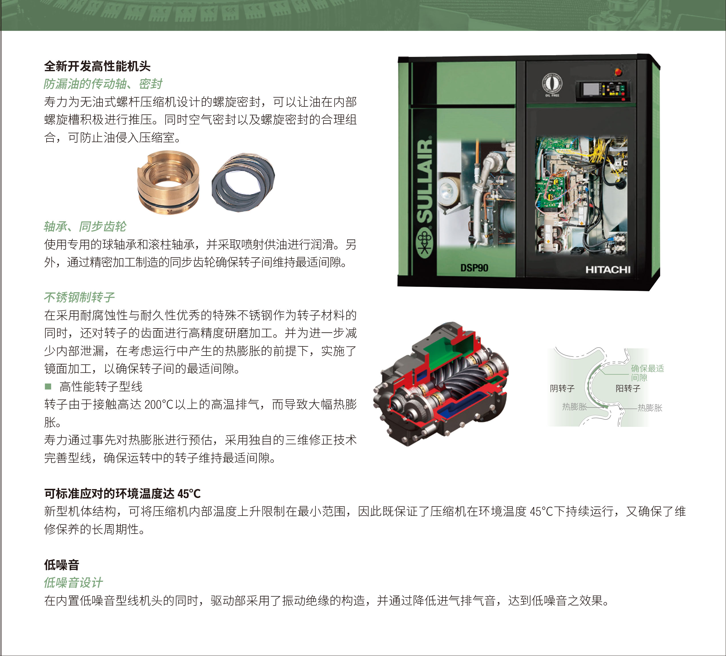 DSP系列干式无油螺杆空气压缩机(图9) DSP系列干式无油螺杆空气压缩机(图9)